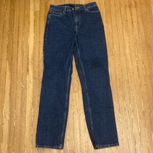 Banana republic high-rise straight leg jeans 28L